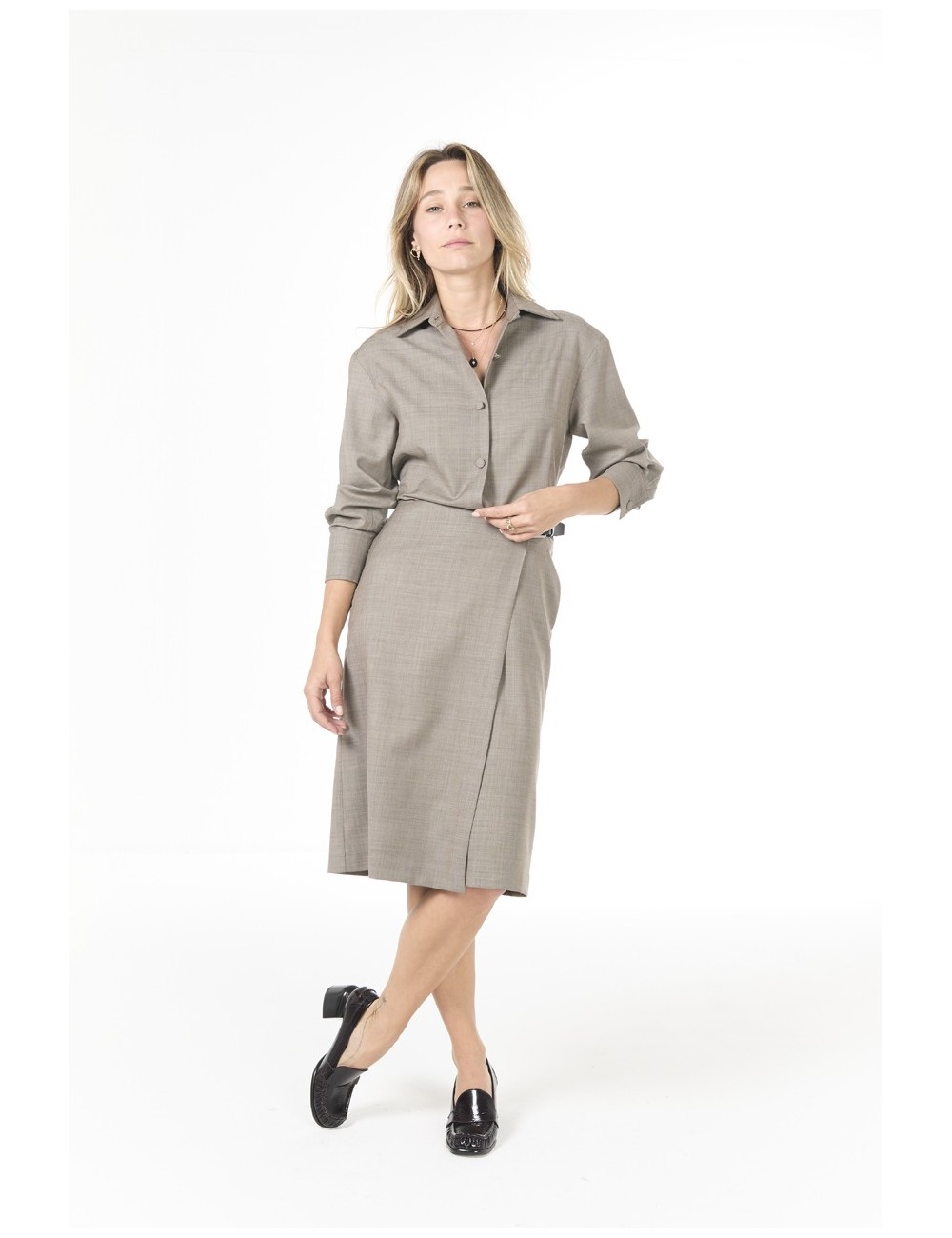 Robe BEATRICE - Taupe