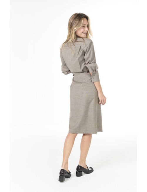 Robe BEATRICE - Taupe