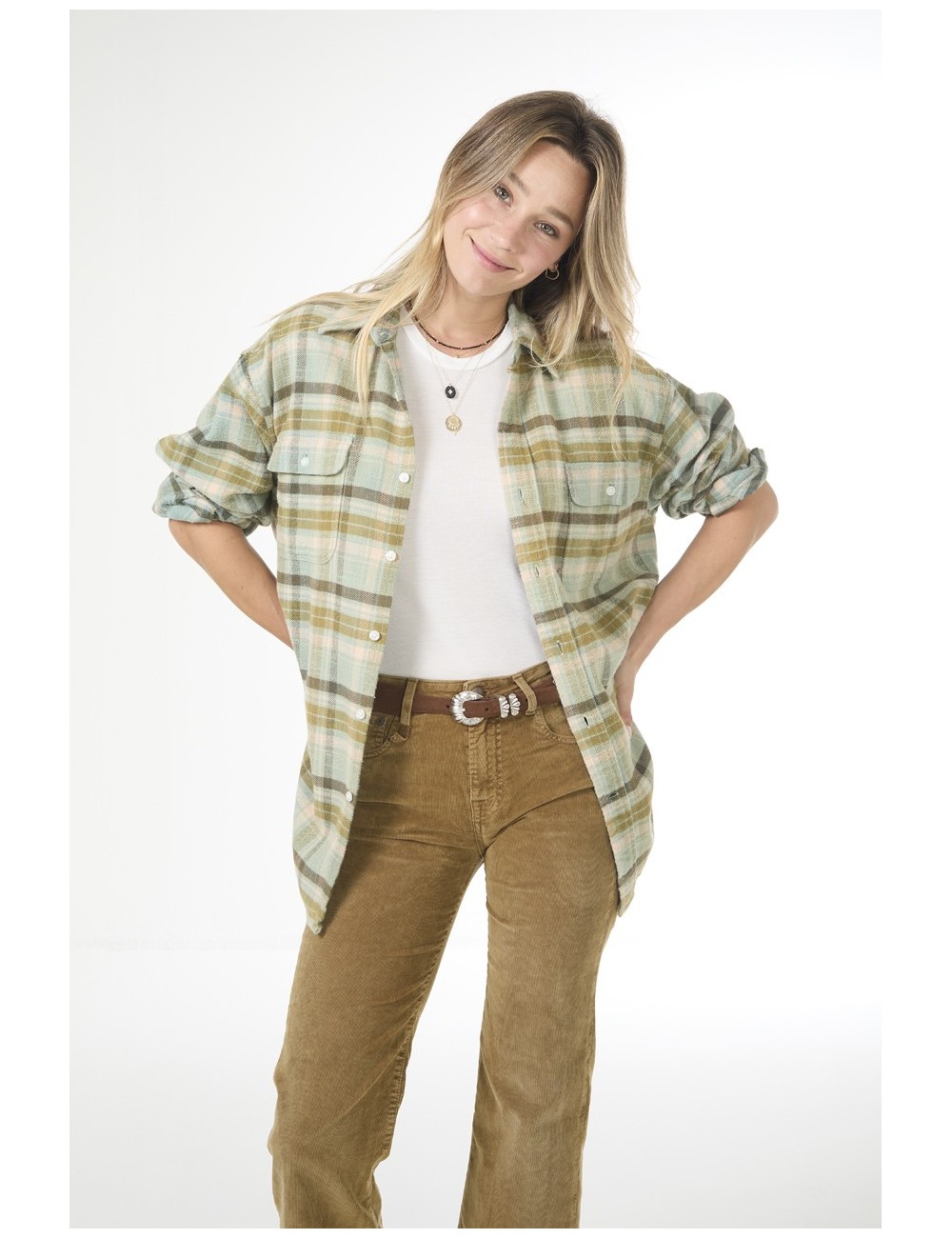 BOYFRIEND - Turquoise Plaid