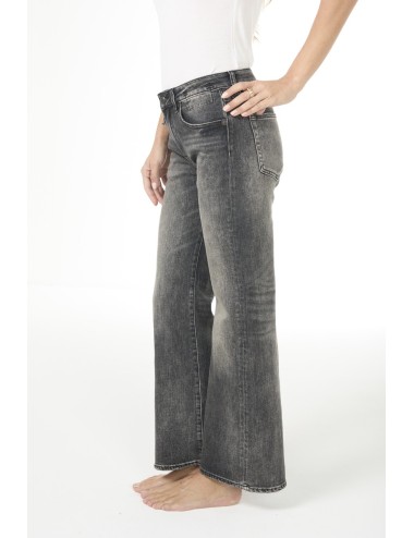 Jeans JOAN KICK FLARE - Kennet Black Stretch