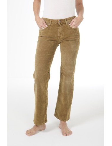 Jeans JOAN KICK FLARE - Golden Brown Stretch