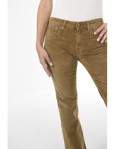 Jeans JOAN KICK FLARE - Golden Brown Stretch