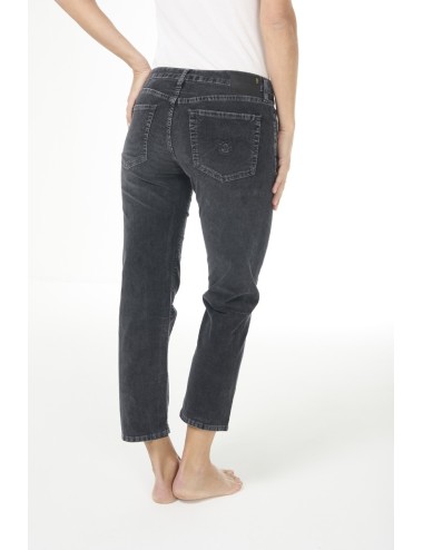 Jeans BOY STRAIGHT - Obsidian Stretch Cord Black