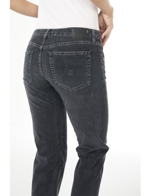 Jeans BOY STRAIGHT - Obsidian Stretch Cord Black