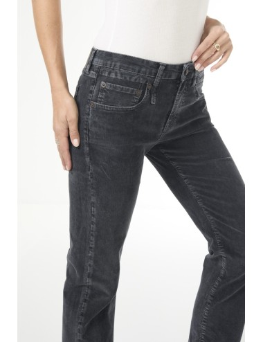 Jeans BOY STRAIGHT - Obsidian Stretch Cord Black