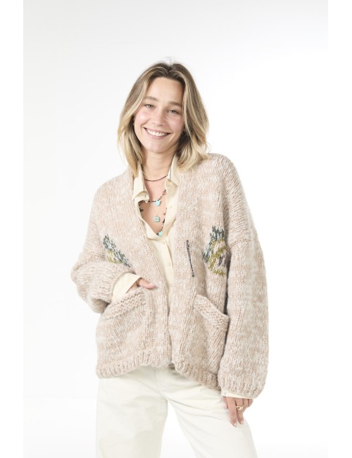 Cardigan CHICO KIMONO - Beige