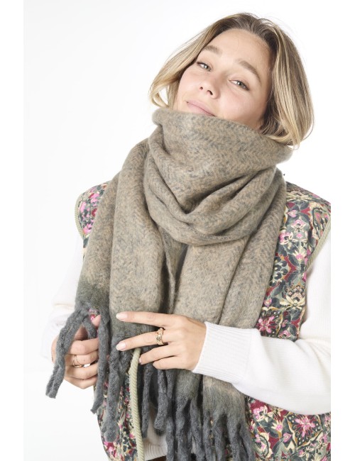 Echarpe LEON - Gris