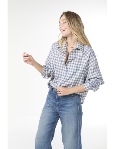 Chemise LISOU - Carreaux bleus