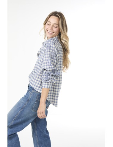 Chemise LISOU - Carreaux bleus