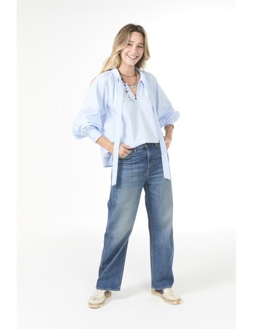 Blouse JADHE - Bleu Oxford