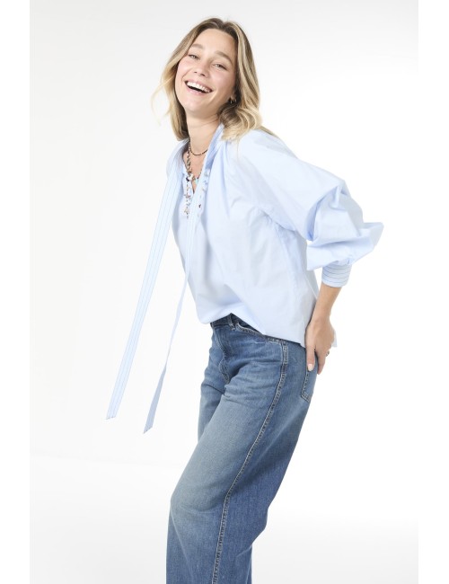 Blouse JADHE - Bleu Oxford