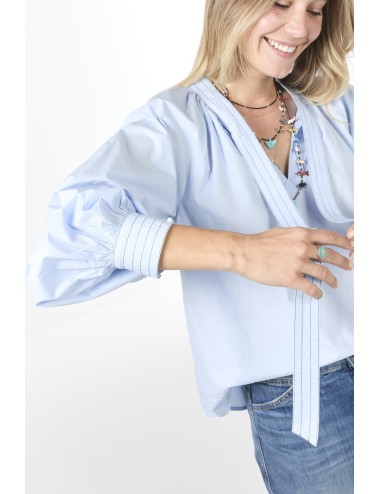 Blouse JADHE - Bleu Oxford