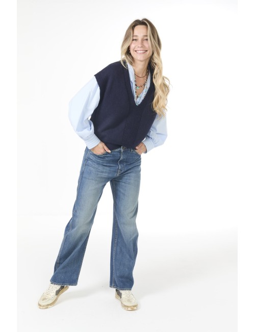 Pull sans manches KITTI - Marine