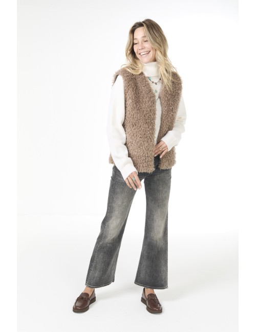 Gilet VERA - Taupe