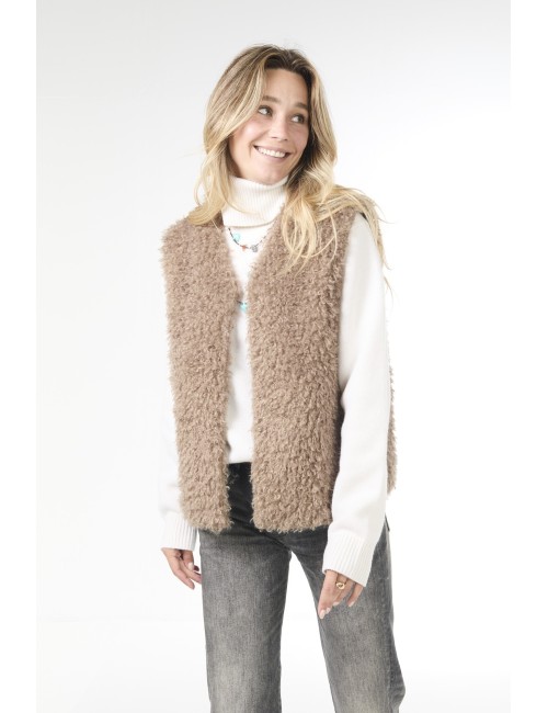Gilet VERA - Taupe