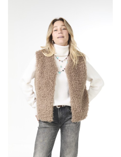 Gilet VERA - Taupe
