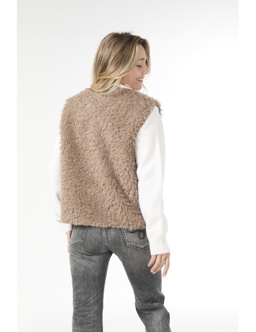 Gilet VERA - Taupe