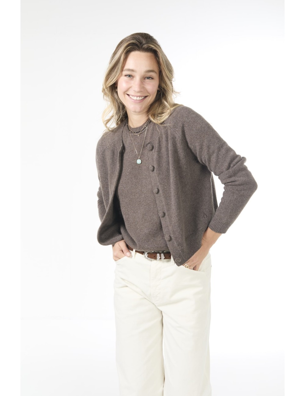 Cardigan MILA - Brown