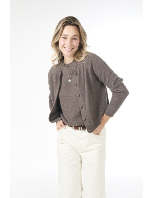 Cardigan MILA - Brown