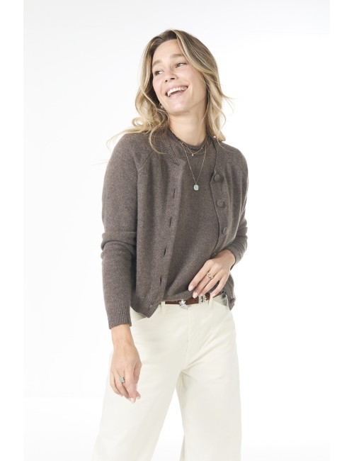 Cardigan MILA - Brown