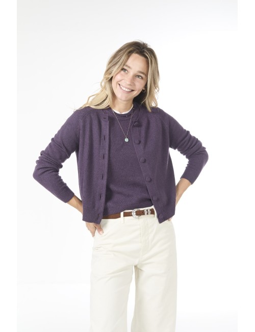 Cardigan MILA - Purple