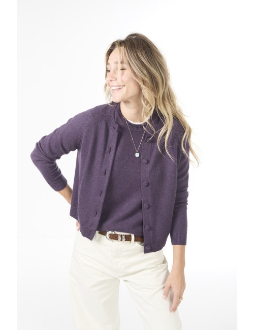 Cardigan MILA - Purple