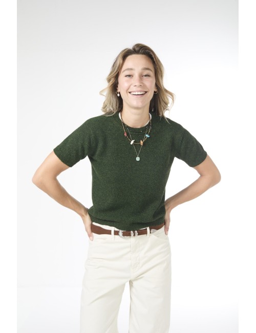 Pull manches courtes MINI ANDRE - Green