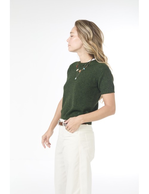 Pull manches courtes MINI ANDRE - Green