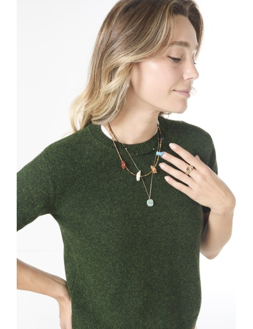 Pull manches courtes MINI ANDRE - Green