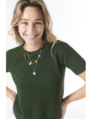 Pull manches courtes MINI ANDRE - Green