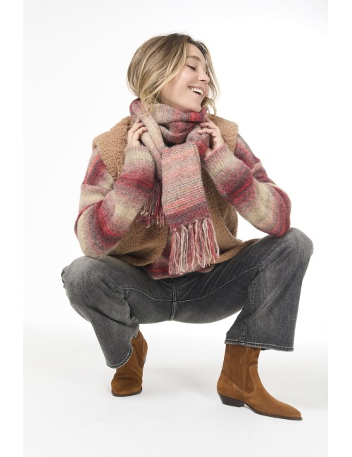 Écharpe FONDA - Sienna Ombre
