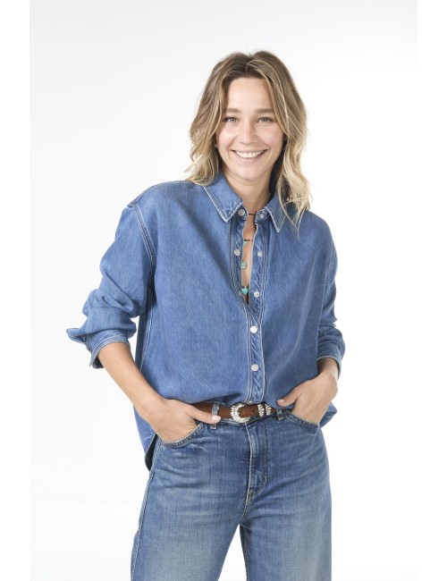 Chemise GIA - Bleu voyage