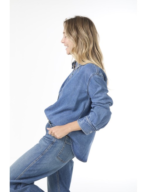 Chemise GIA - Bleu voyage