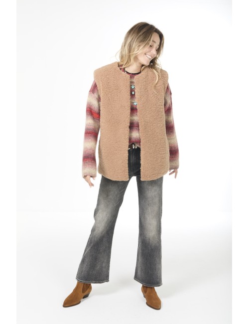 Gilet THEA - Brun Teddy