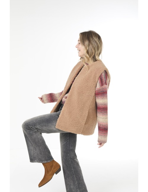 Gilet THEA - Brun Teddy