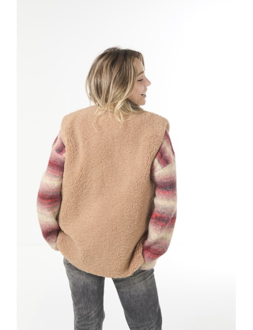 Gilet THEA - Brun Teddy