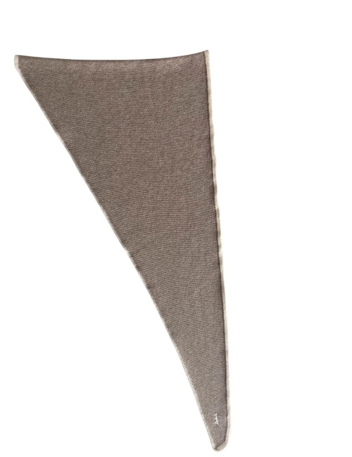 MINI SCARF - Taupe / Écru