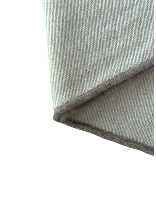 MINI SCARF - Écru / Taupe