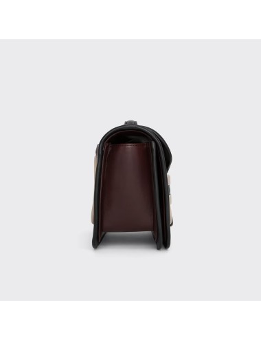 Sac à main MAXI ALPHA - Bordeaux / Vert / Noir & Blanc