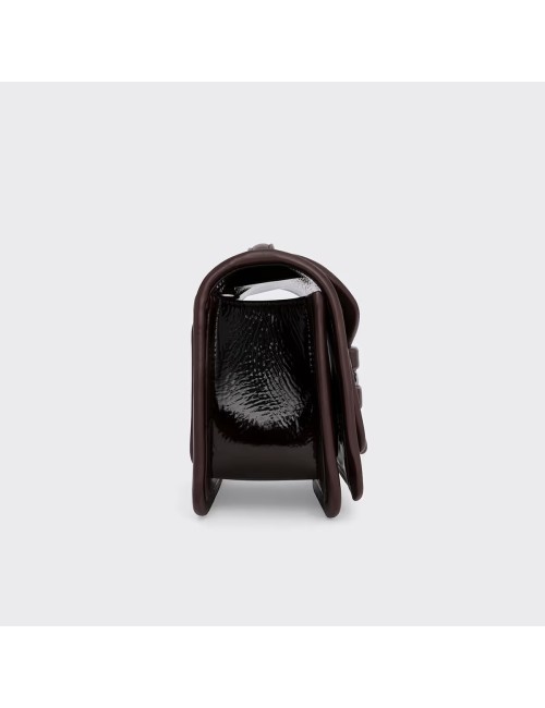 Sac à main MAXI ALPHA - Bordeaux verni / Bordeaux