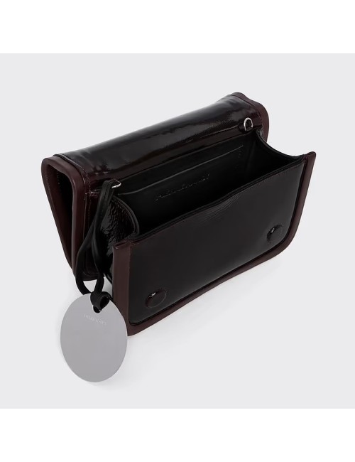 Sac à main MAXI ALPHA - Bordeaux verni / Bordeaux