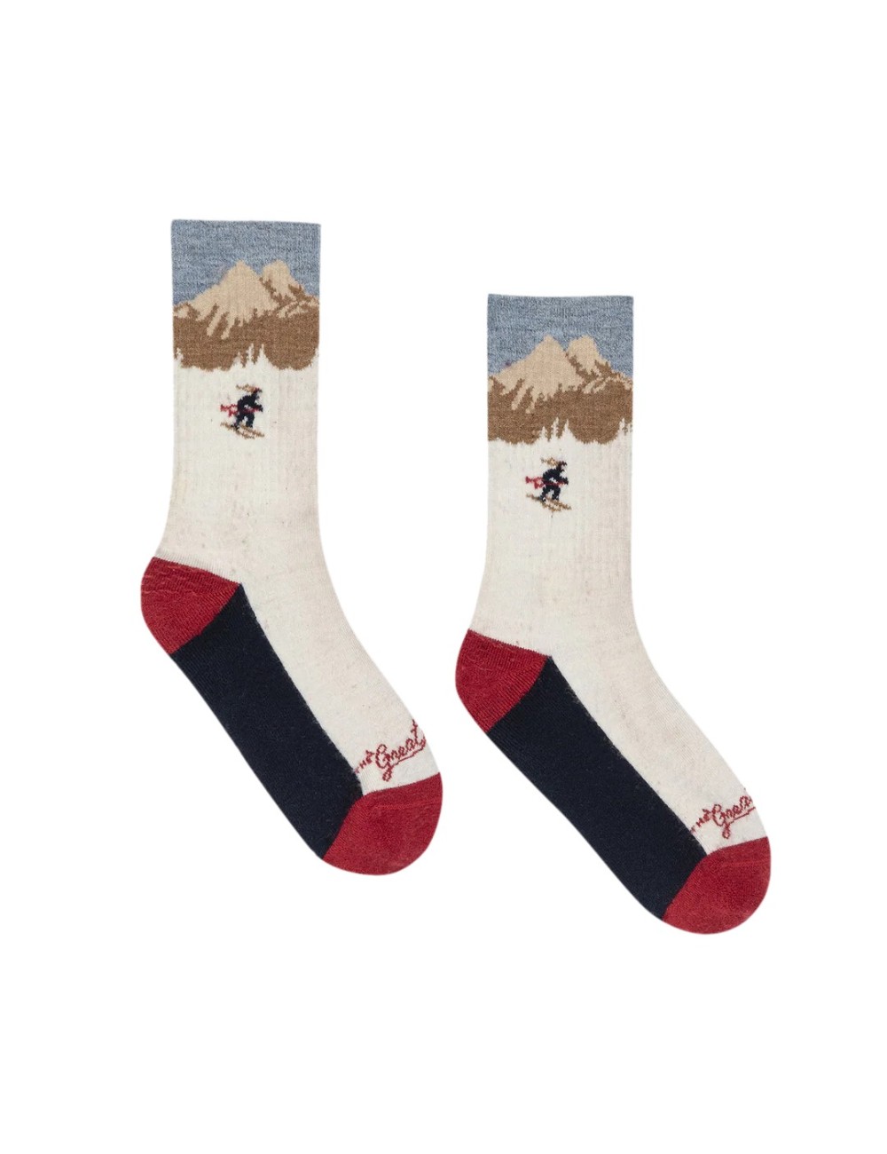 Chaussettes RIDGE RUNNER - Cream Skiier