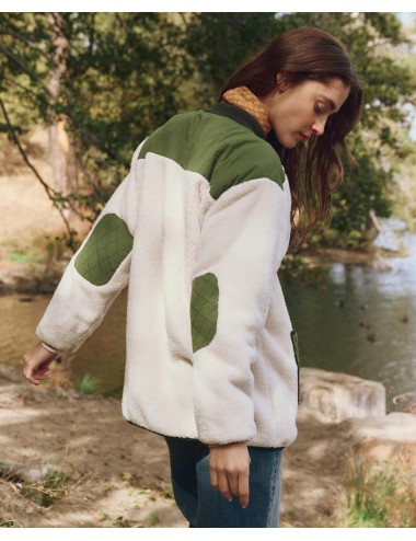 Veste peluche TUNDRA - Cream & Army