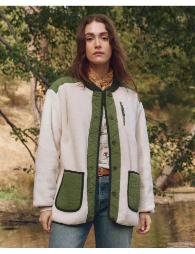 Veste peluche TUNDRA - Cream & Army