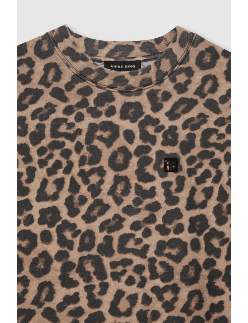 Robe Mini BETH - Black & Brown Leopard