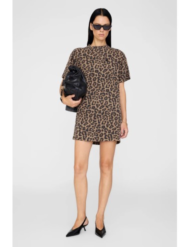 Robe Mini BETH - Black & Brown Leopard