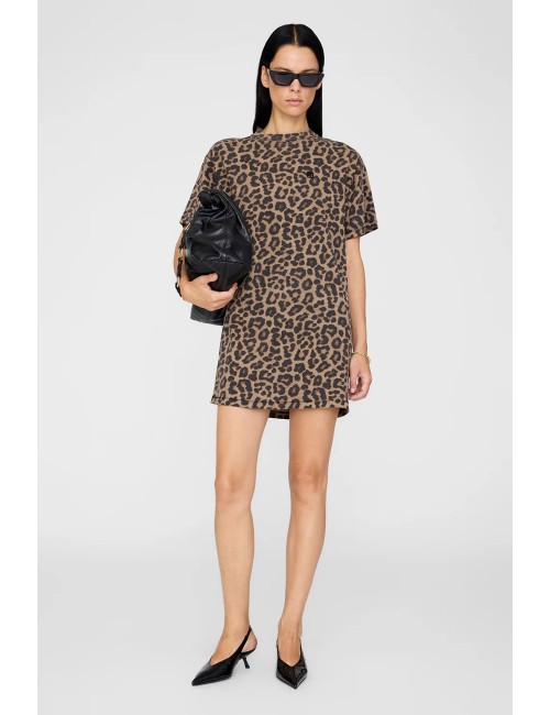Robe Mini BETH - Black & Brown Leopard
