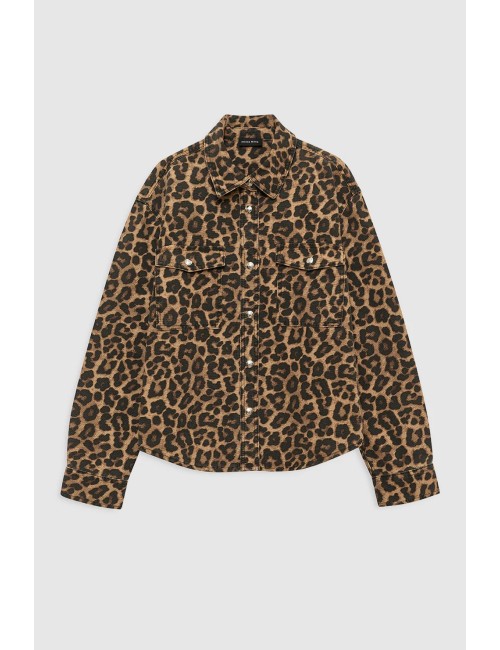 Chemise PAXTON - Black & Brown Leopard