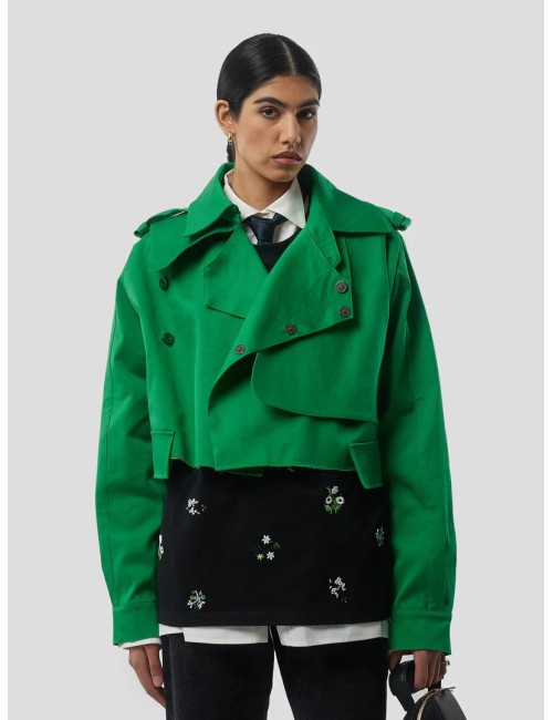 Trench Crop TREVOR - Vert Kelly