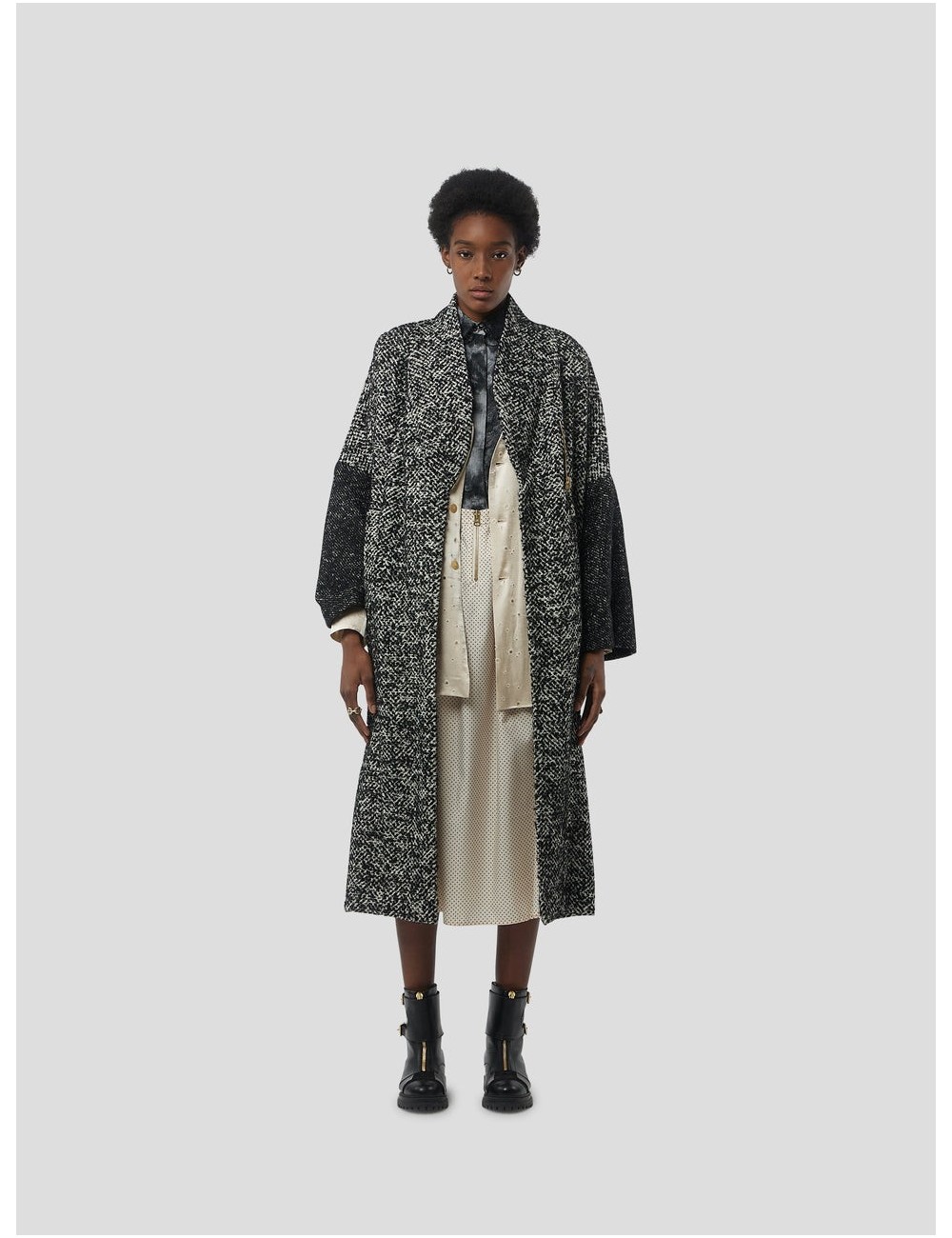 Manteau EREN - Lainage Moucheté Façon Grand-Père